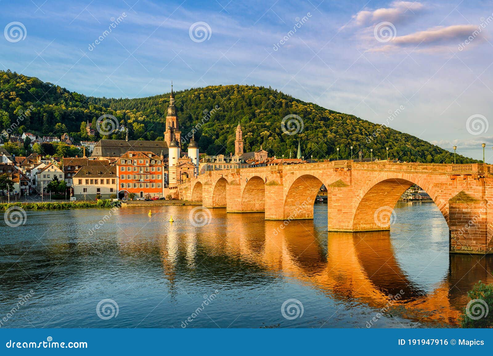The Old Bridge in Heidelberg, Germany Stock Photo - Image of bridge