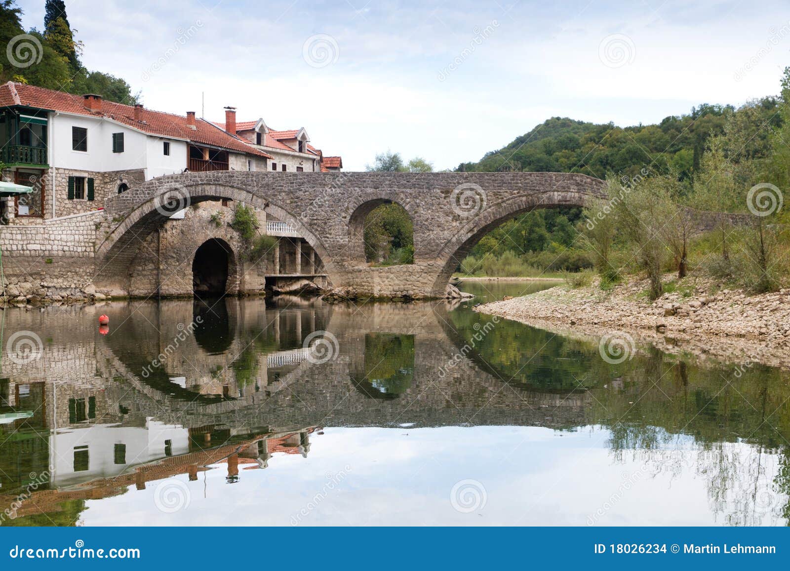Old Bridge in the Village Rijeka Stock Photo Image of europe