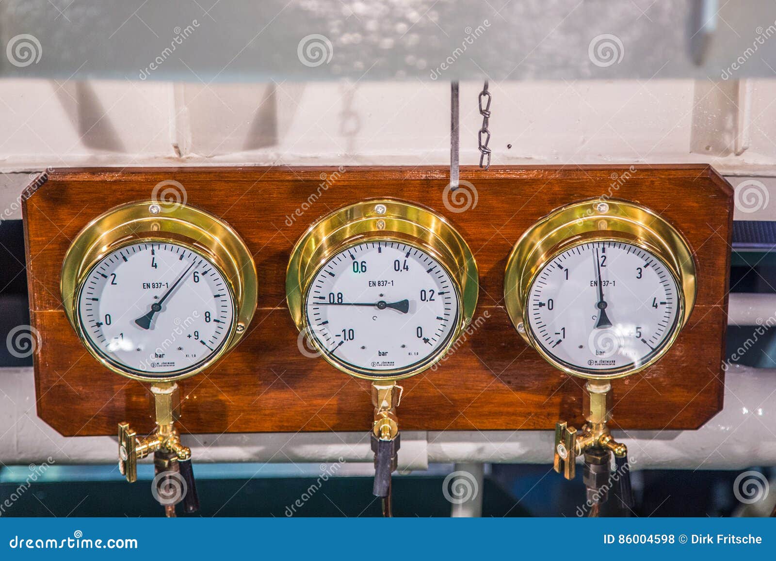 Old Bronze Ship Instruments Stock Photo Image of vintage, energy