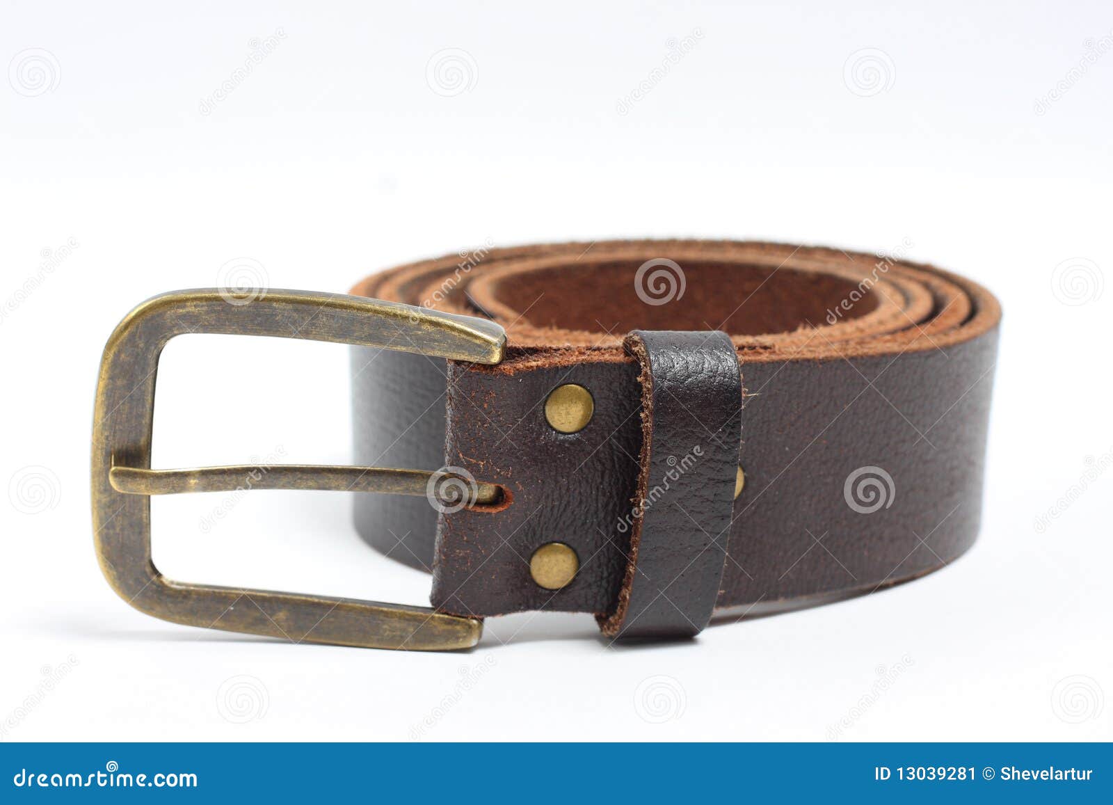 Old brown belt stock image. Image of close, cool, clip - 13039281