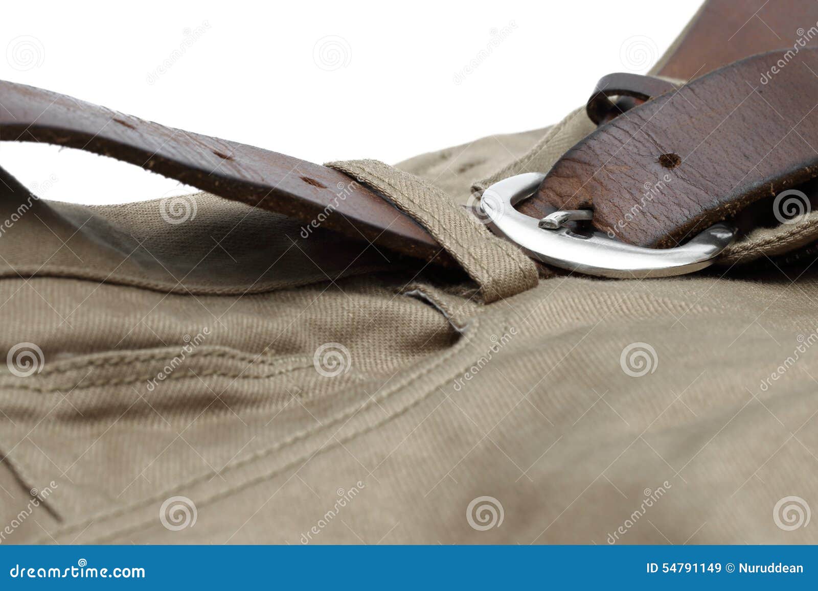 Old brown belt with jeans stock image. Image of person - 54791149
