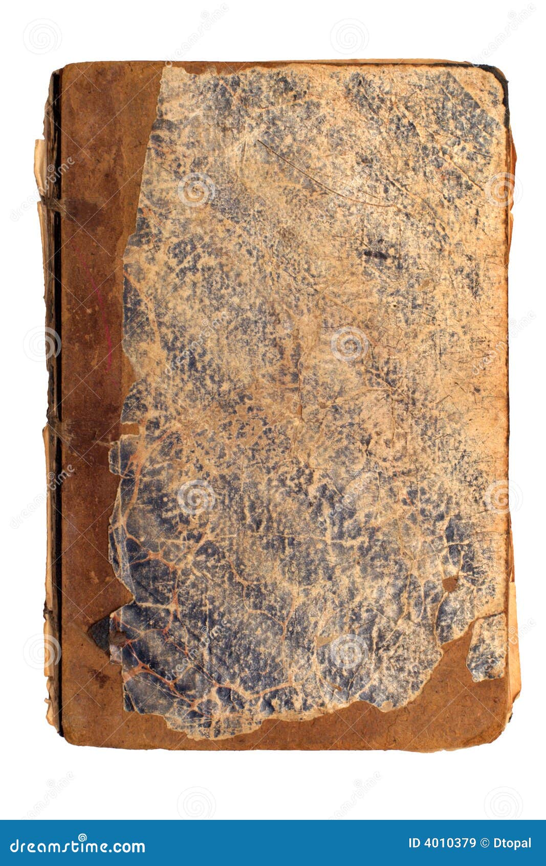 Old brown book cover stock image. Image of object, volume 4010379