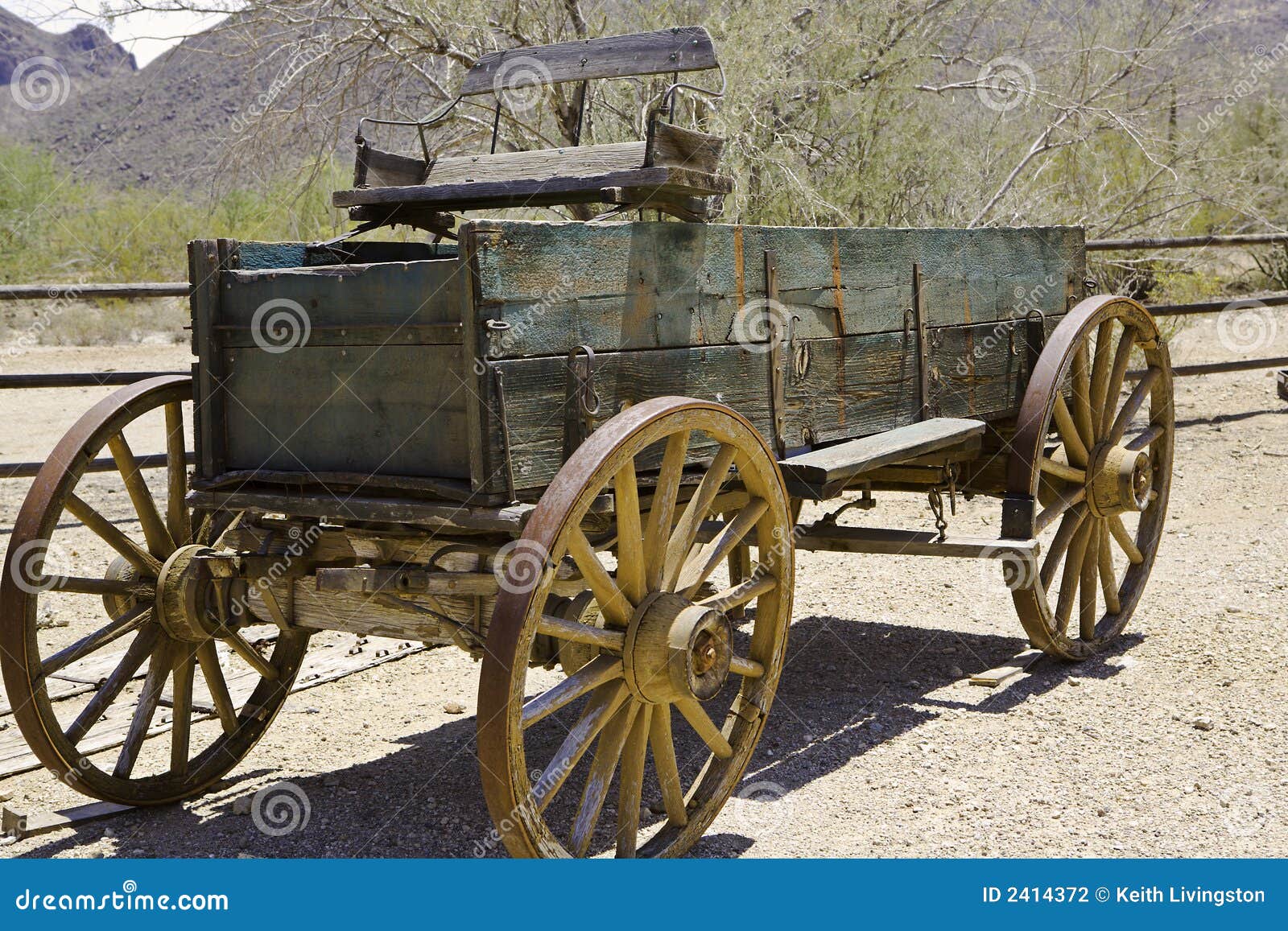 Old Buckboard stock photo. Image of horse, western, desert ...