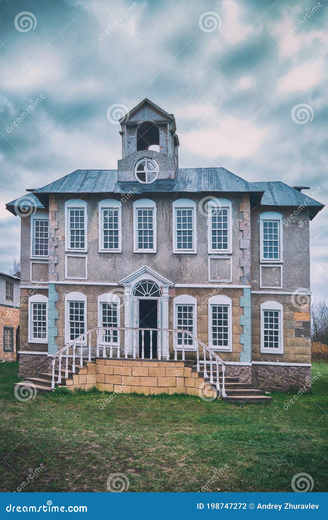 old building with large windows in the style of european architecture of the 18-19th century
