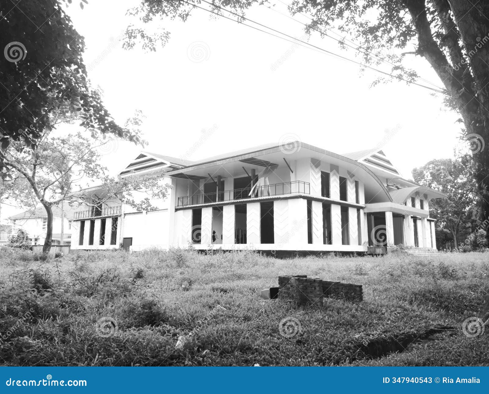 old building in the middle of the luwu utara city