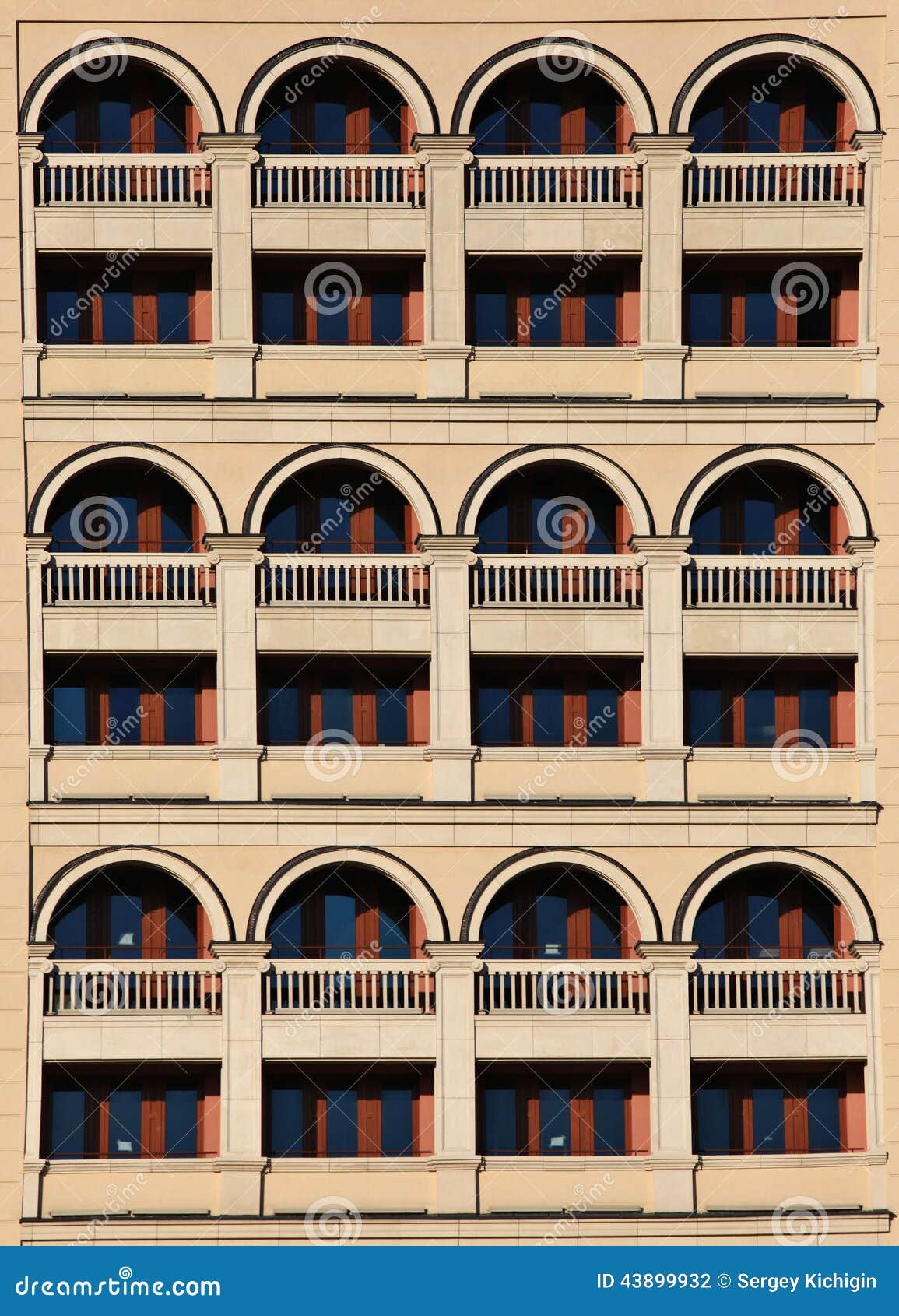 Old Building with Similar Windows Stock Photo Image of exterior