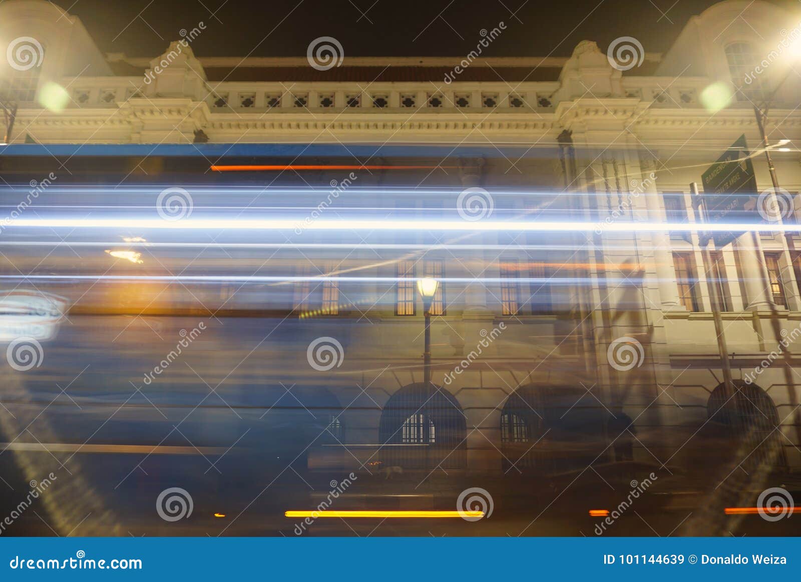 old building with slow shutter