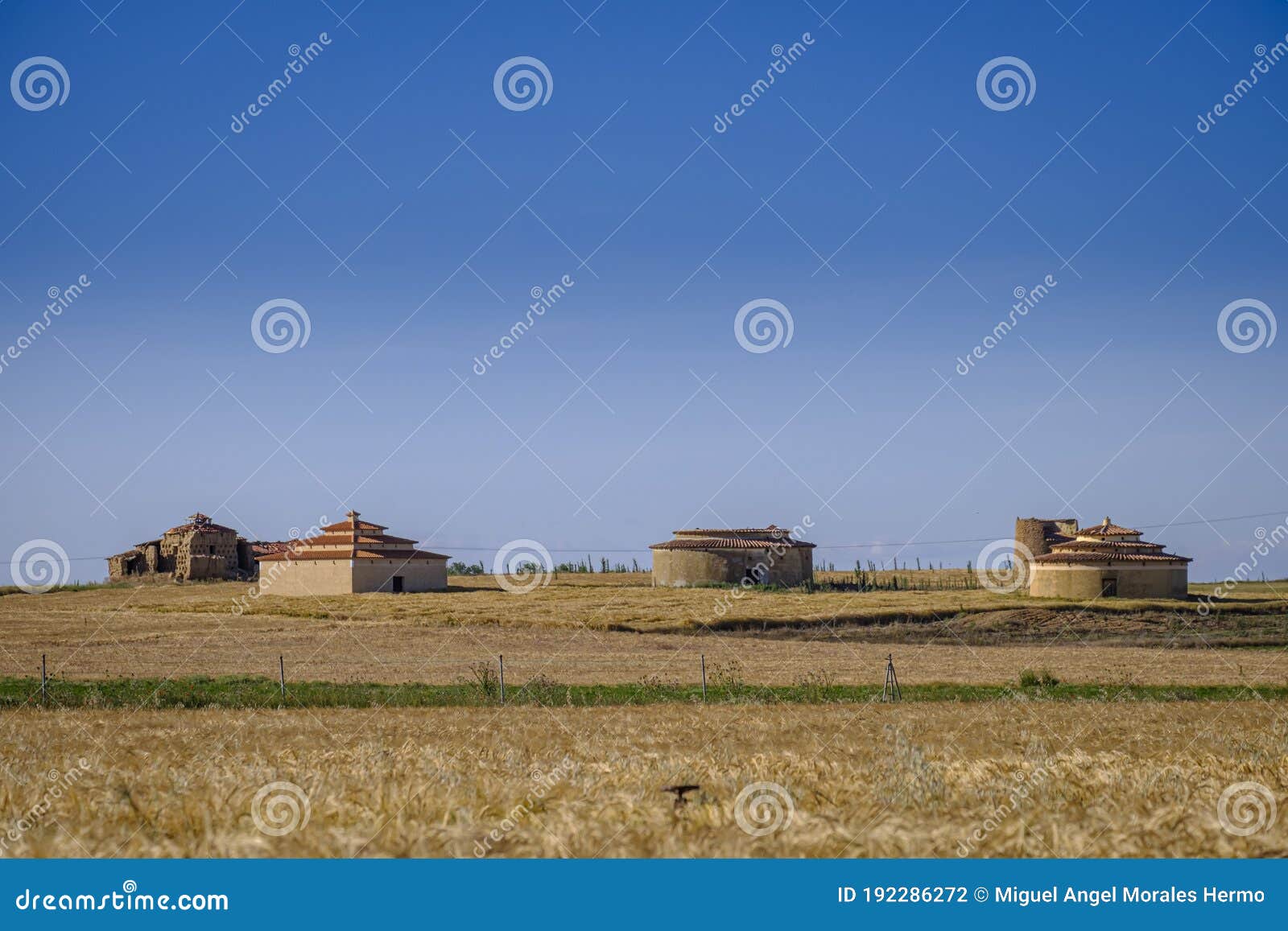 old buildings used as dovecotes the interior of spain