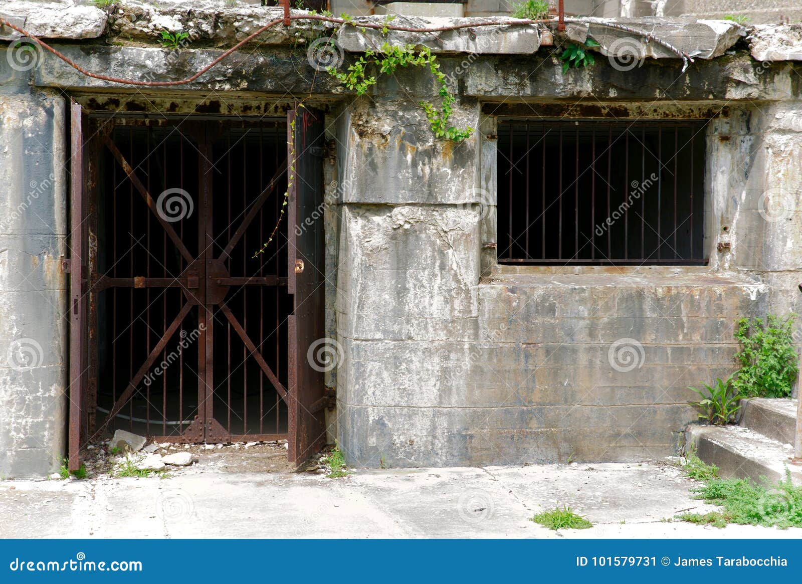 Old Bunker Doors at Sandy Hook New Jersey Stock Image Image of area, abandoned 101579731