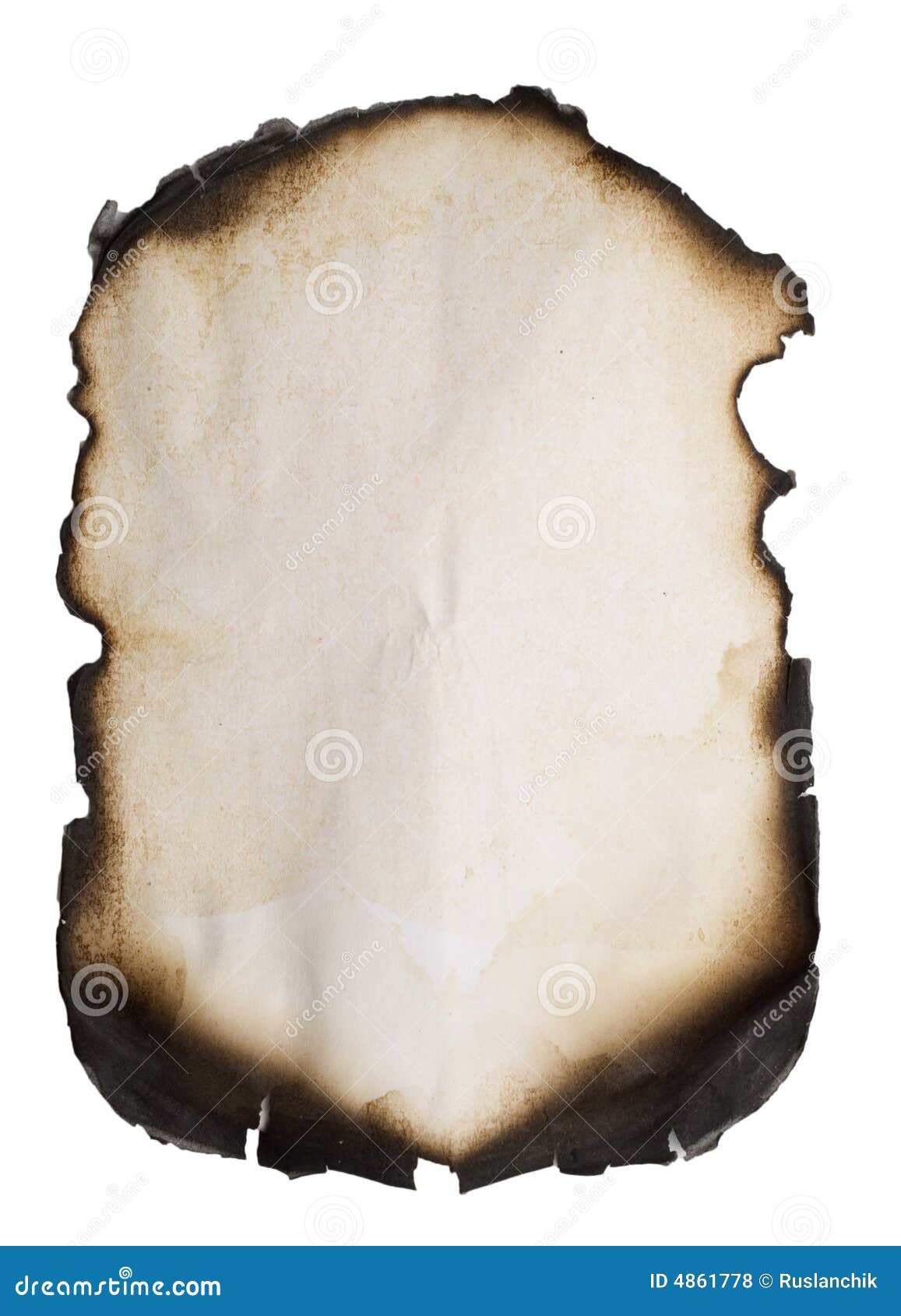 old burnt paper png