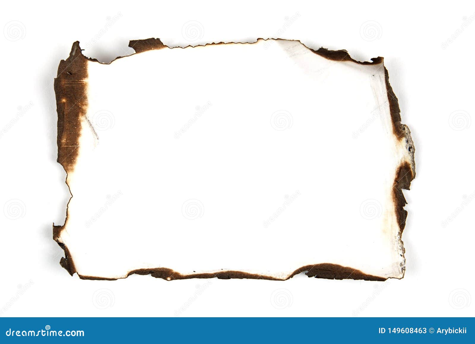 old burnt paper png