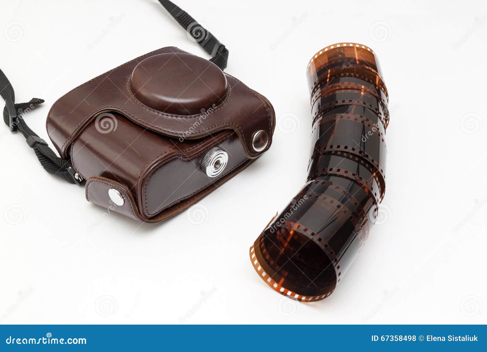 Old Camera and Blank Film Roll Stock Photo Image of blank, retro