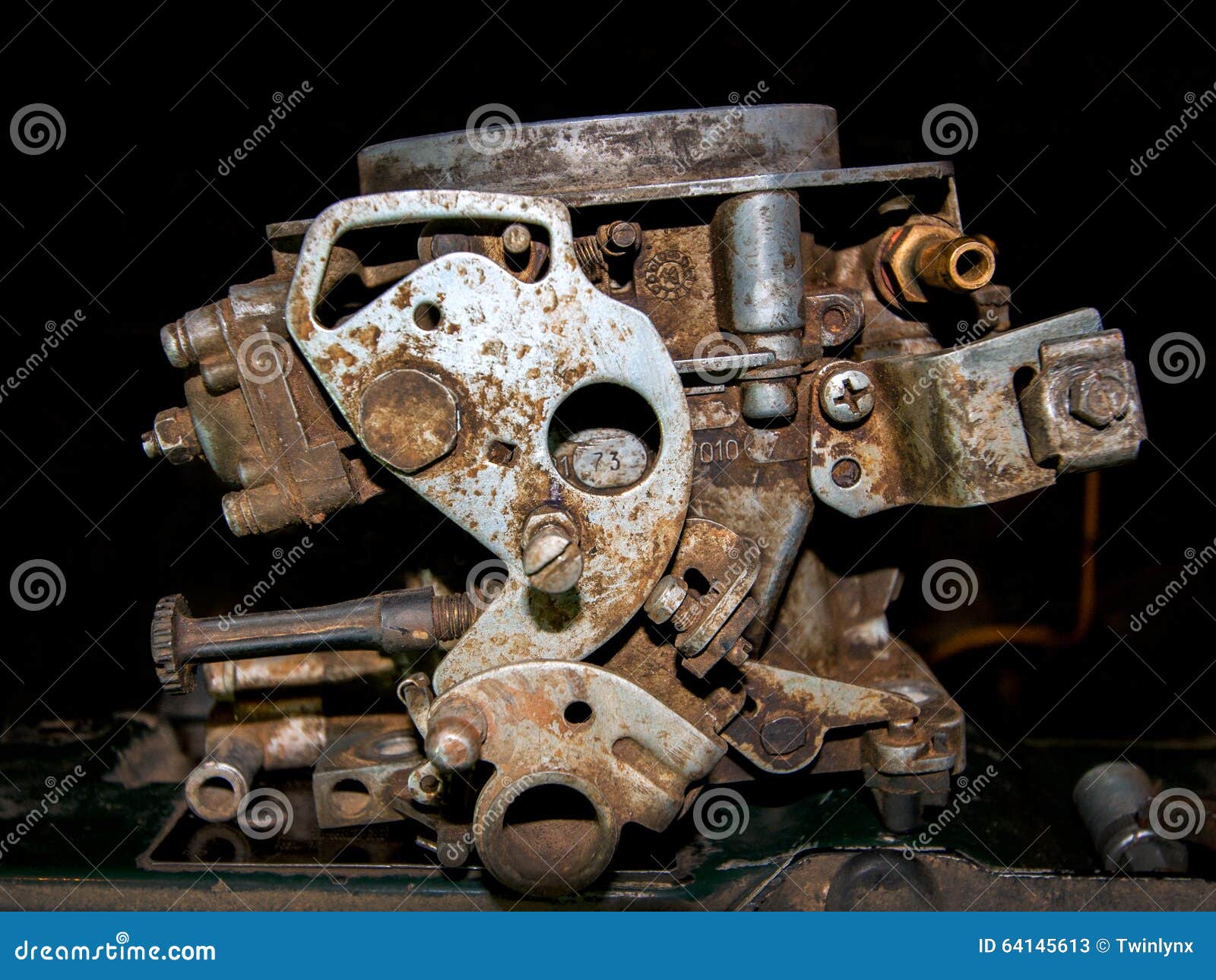 Old car carburetor stock image. Image of transportation 64145613