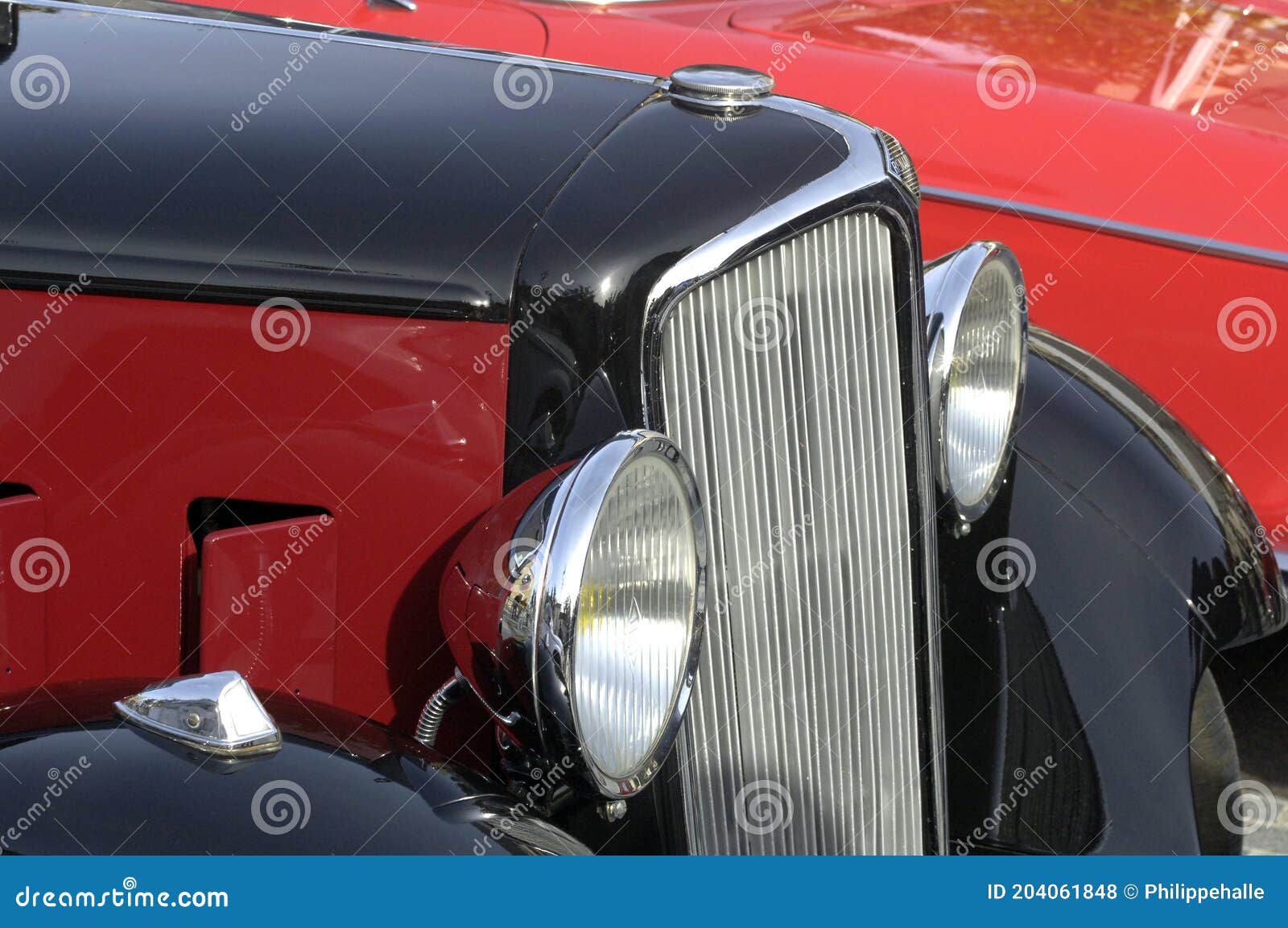 Old car in France editorial stock photo. Image of engine 204061848