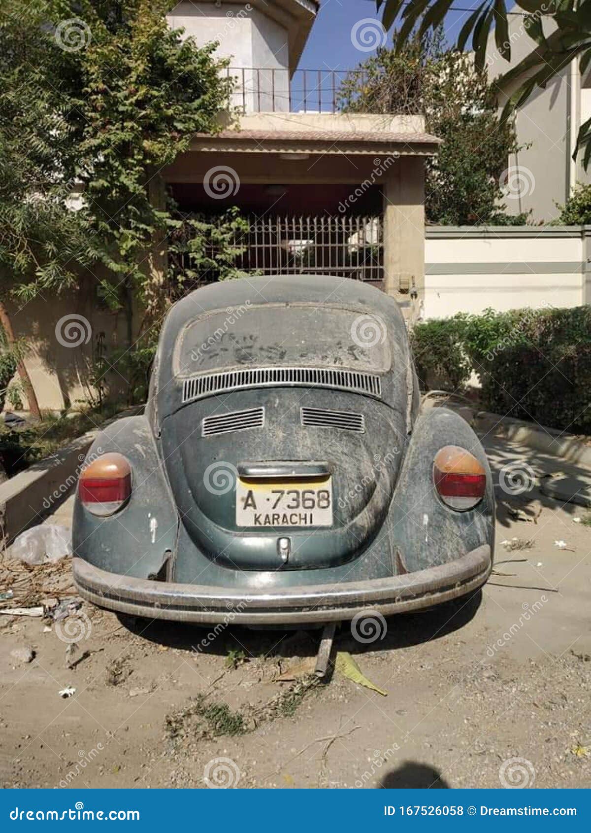 Old Car Model in 1945 at Pakistan Karachi. Editorial Stock Photo