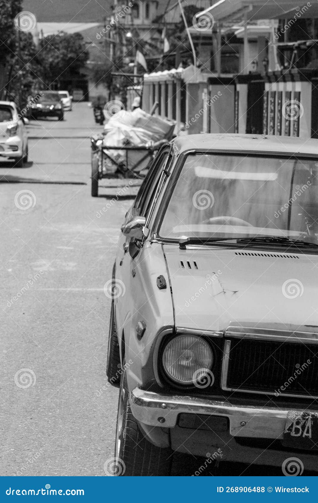 Old Car in Street of Kota Padang Editorial Stock Photo Image of drive, speed 268906488