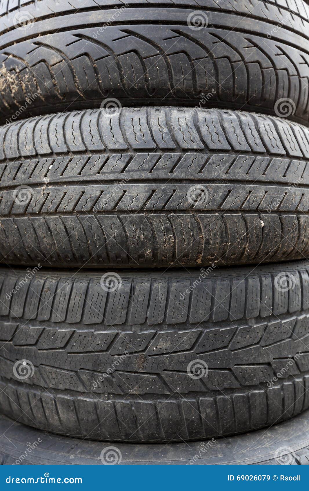Old car tires stock image. Image of recycling, full, frame - 69026079