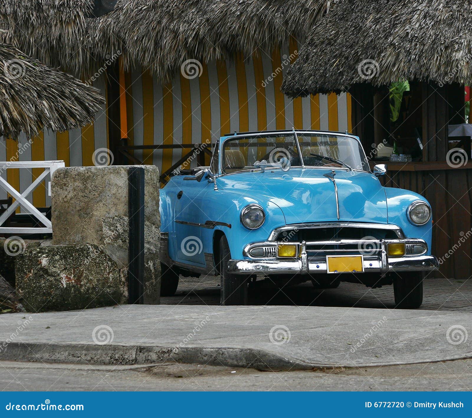 Old car in Varadero stock photo. Image of morning, caribe 6772720