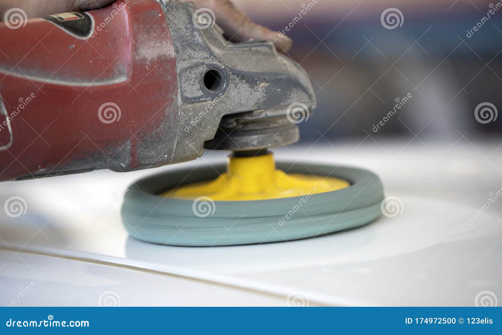 Old Car Wax Machine stock photo. Image of wash, waxing 174972500