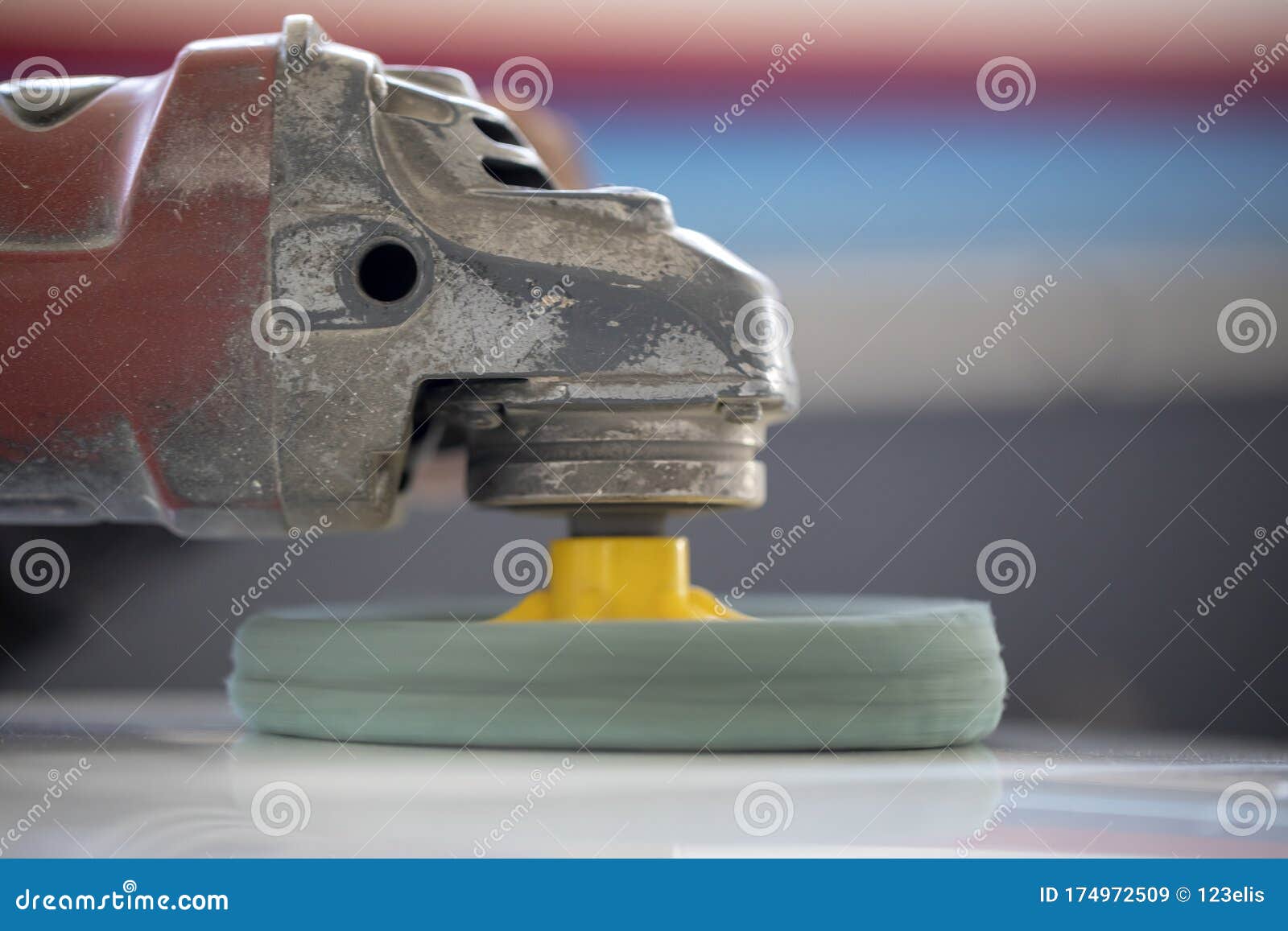 Old Car Wax Machine stock image. Image of station, waxing 174972509
