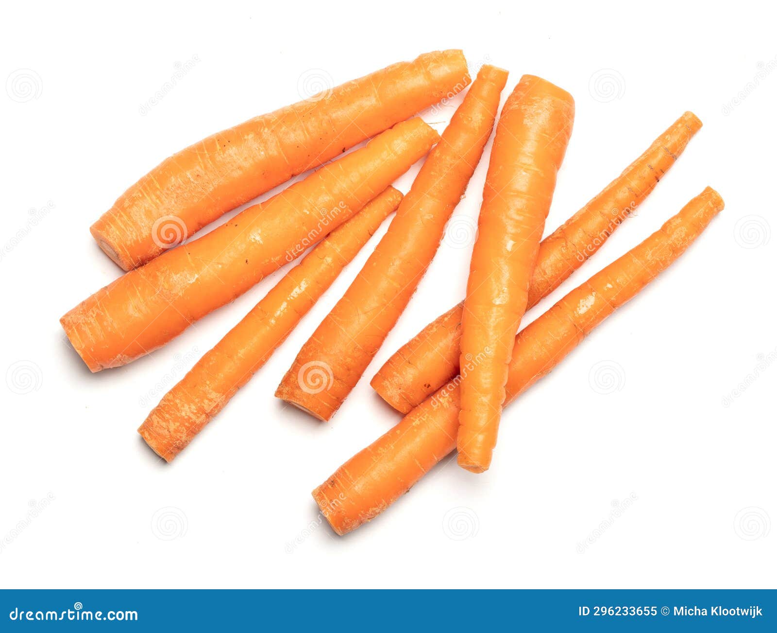 Old Carrots Isolated on a White Background Stock Image Image of