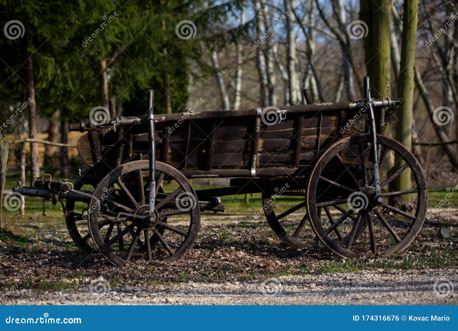 Old cart stock photo. Image of ancient, heritage, wheel 174316676