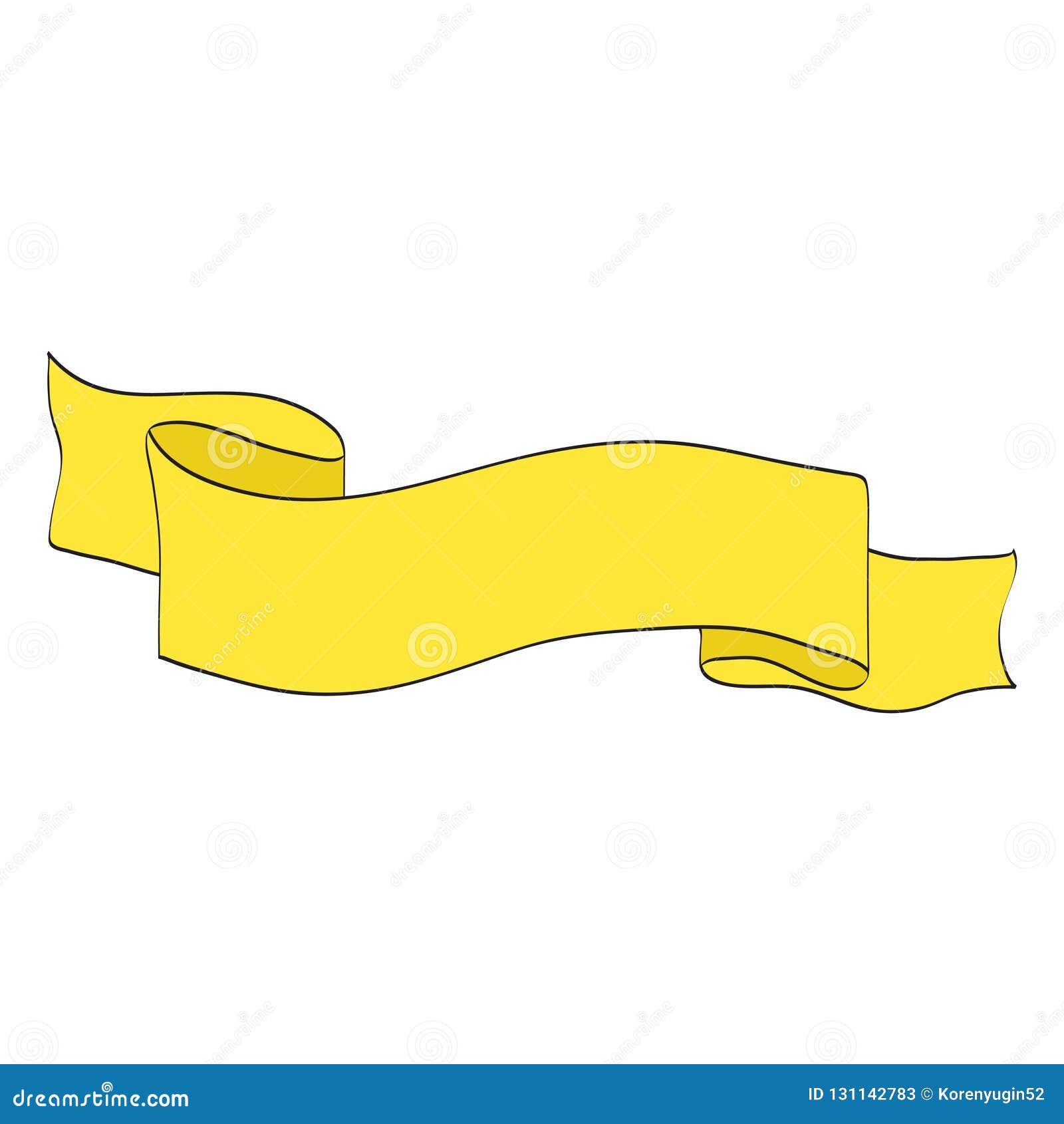 Old Cartoon Yellow Ribbon Banner on White for Your Design, Stock Stock Vector - Illustration of text, element: 131142783 Old Cartoon Yellow Ribbon Banner on White for Your Design, Stock Stock Vector - Illustration of text, element: 131142783