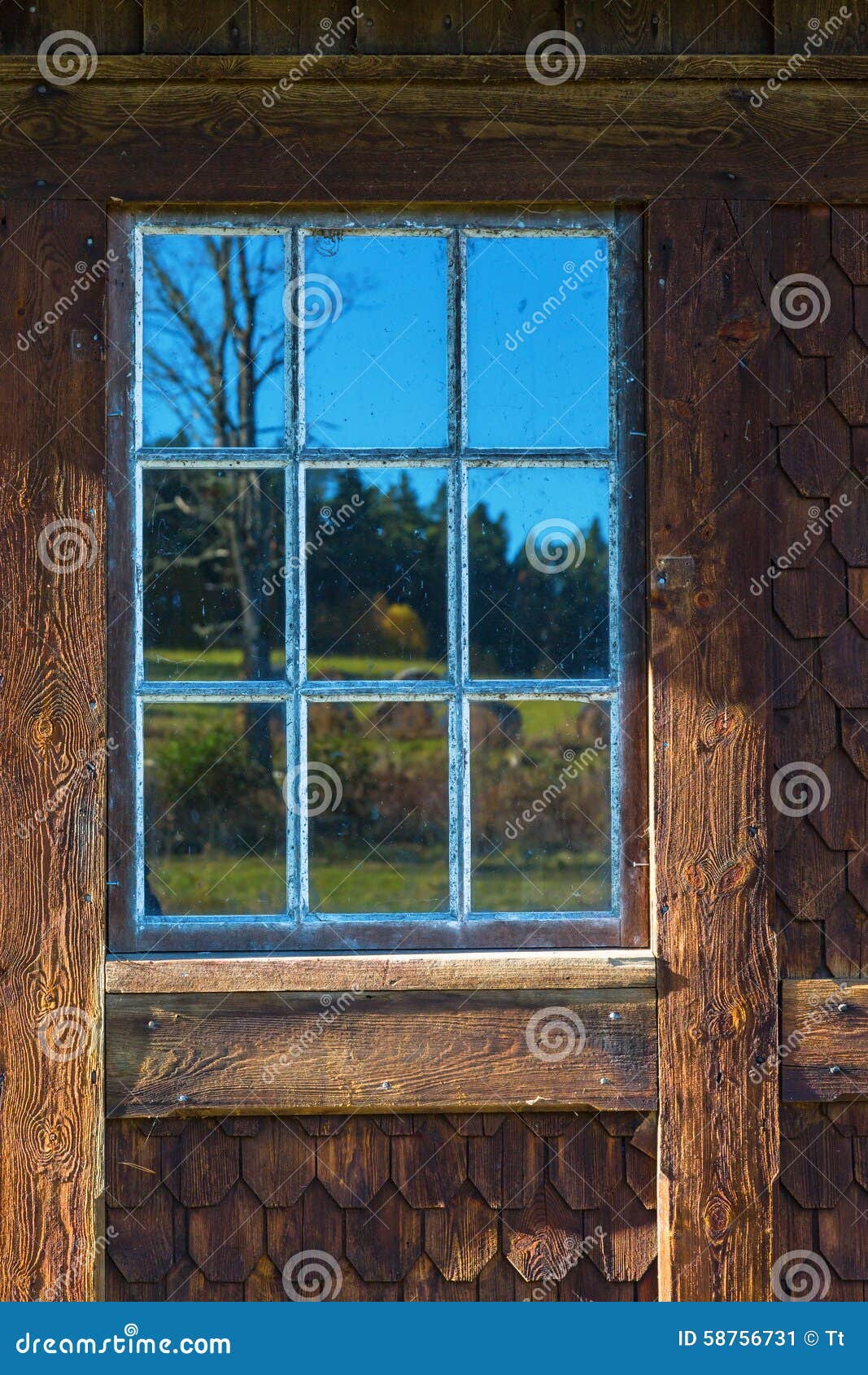 Old casement windows stock image. Image of dirty, frame 58756731