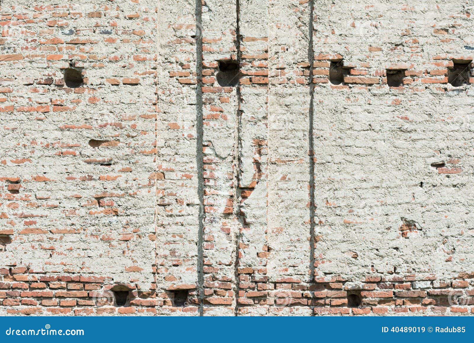 Old Castle Brick Wall stock image. Image of limestone 40489019