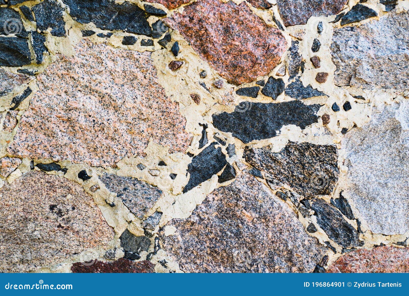 Old Castle Stone Wall Texture Background. Stone Wall Wallpaper Stock