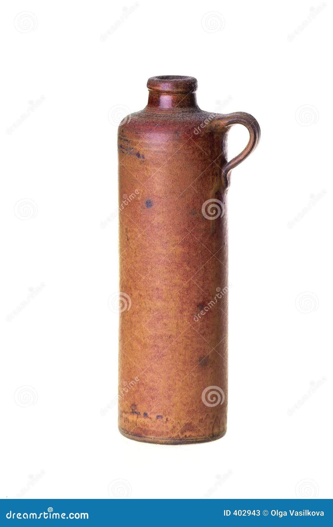 Old ceramic bottle stock image. Image of single, liquid 402943