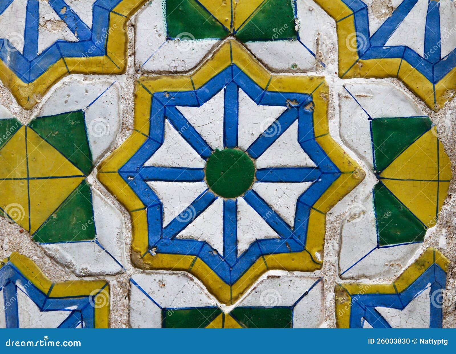 Old ceramic tile stock photo. Image of decorated, background 26003830
