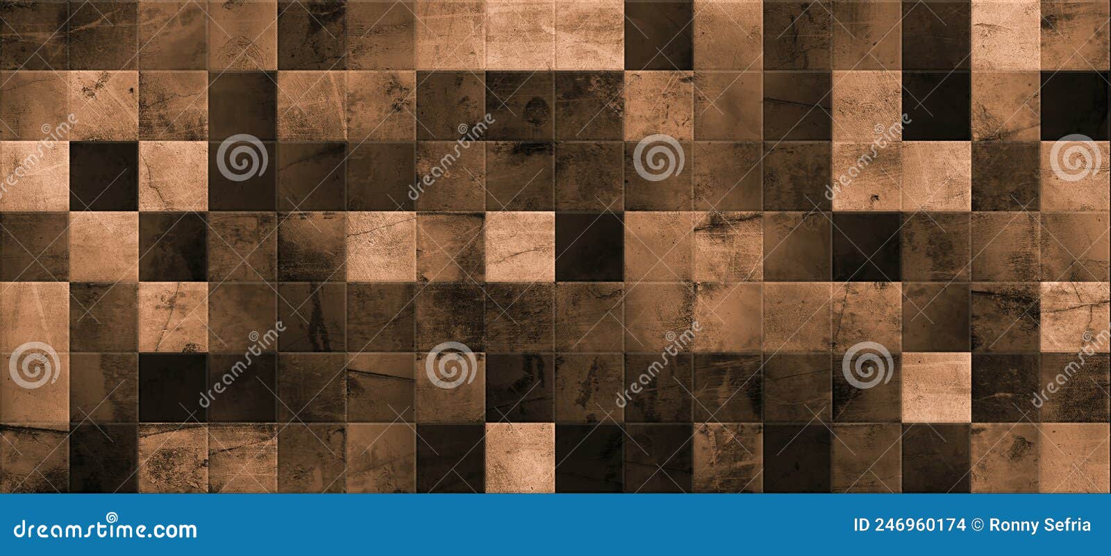 Old Ceramic Tile with Cement Texture. Cement and Concrete Stone Mosaic