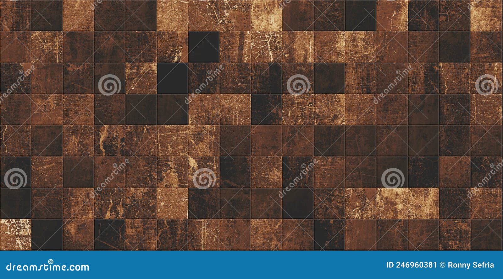 Old Ceramic Tile with Cement Texture. Cement and Concrete Stone Mosaic