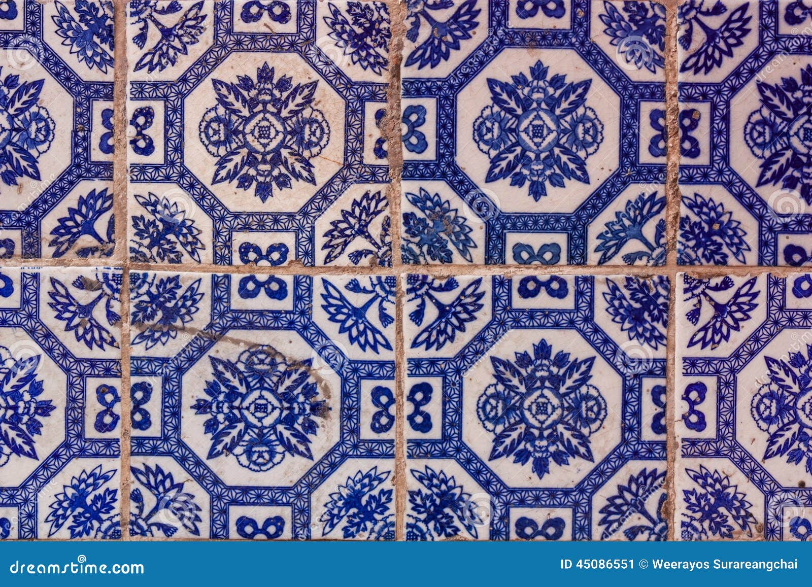 Old ceramic tile floor. stock image. Image of exterior 45086551