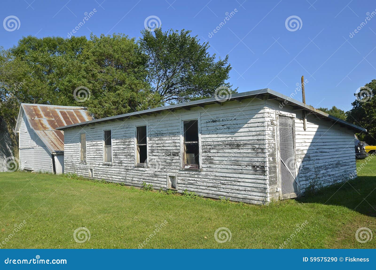 Old Chicken House On A Farm Stock Photo - Image: 59575290