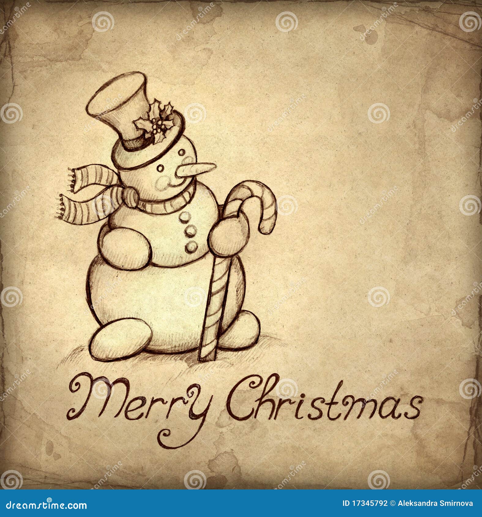 Merry christmas sketch design Royalty Free Vector Image