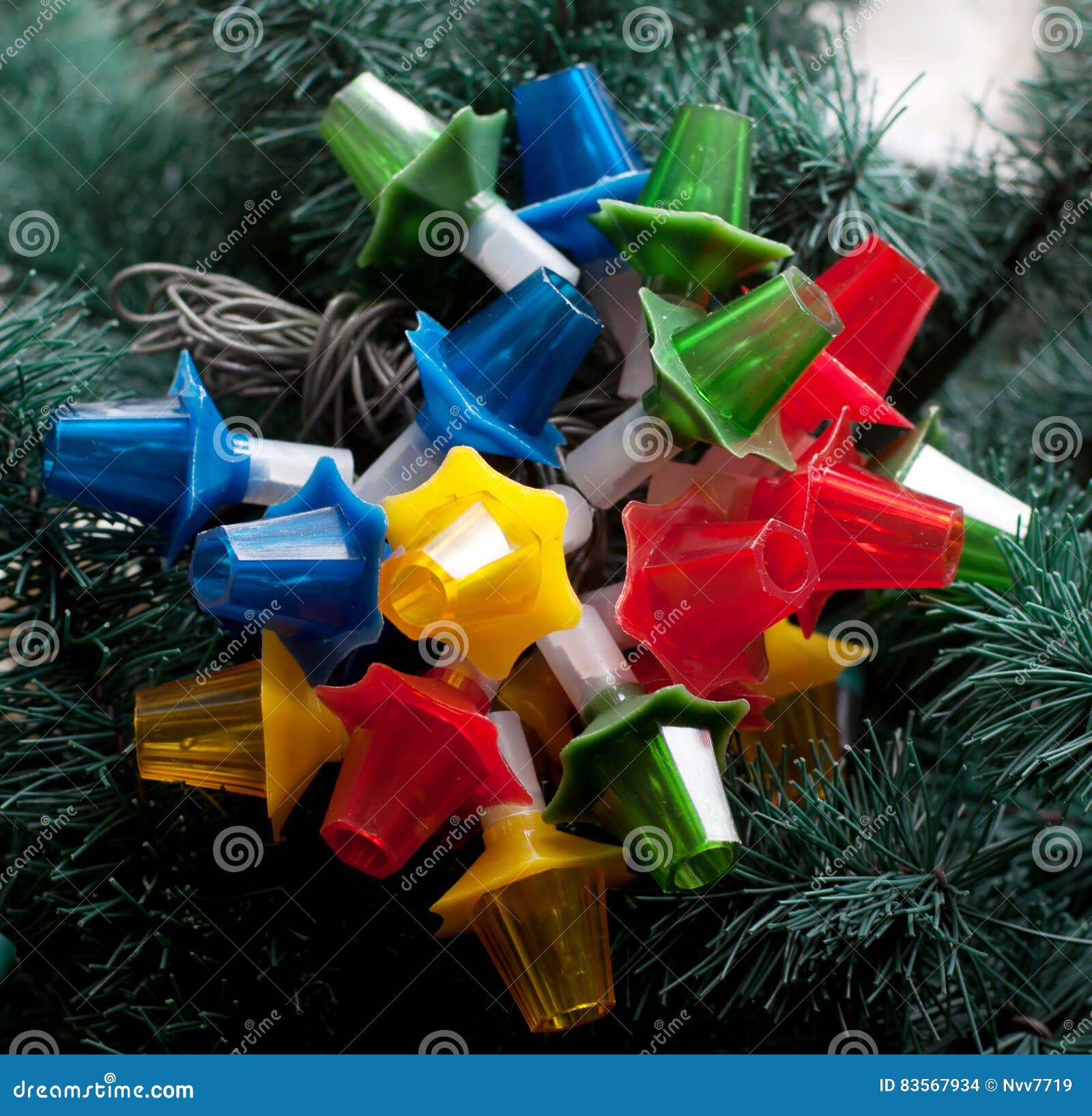 OLd Christmas lights stock photo. Image of decoration 83567934
