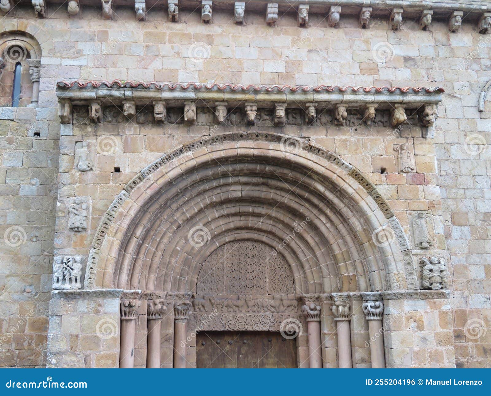 old church of old spanish village beautiful handcrafted stone