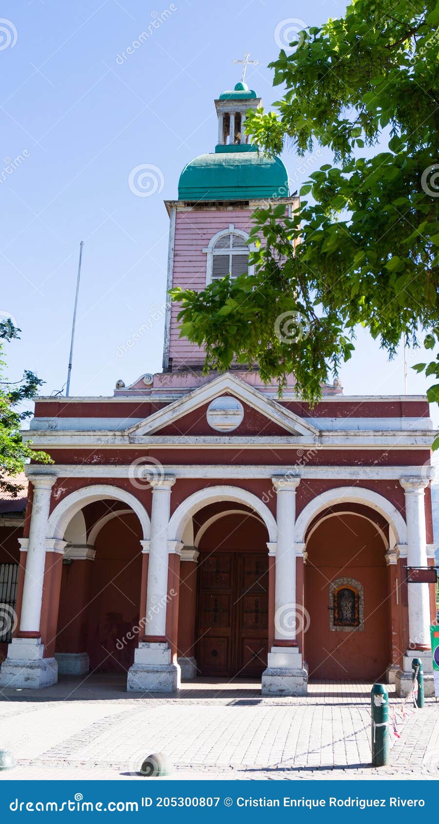 old church of san jose de maipo, located in cajon del maipo, santiago de chile