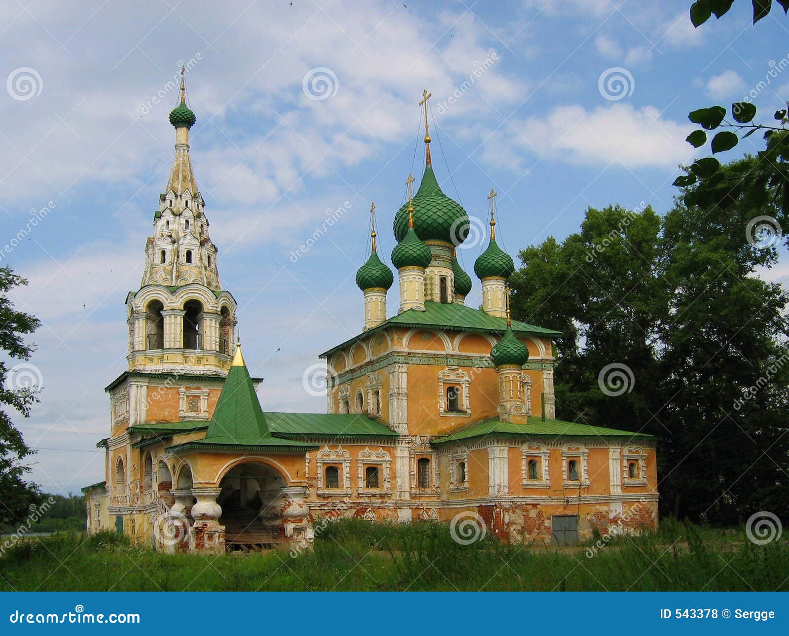 old church in uglich, russia