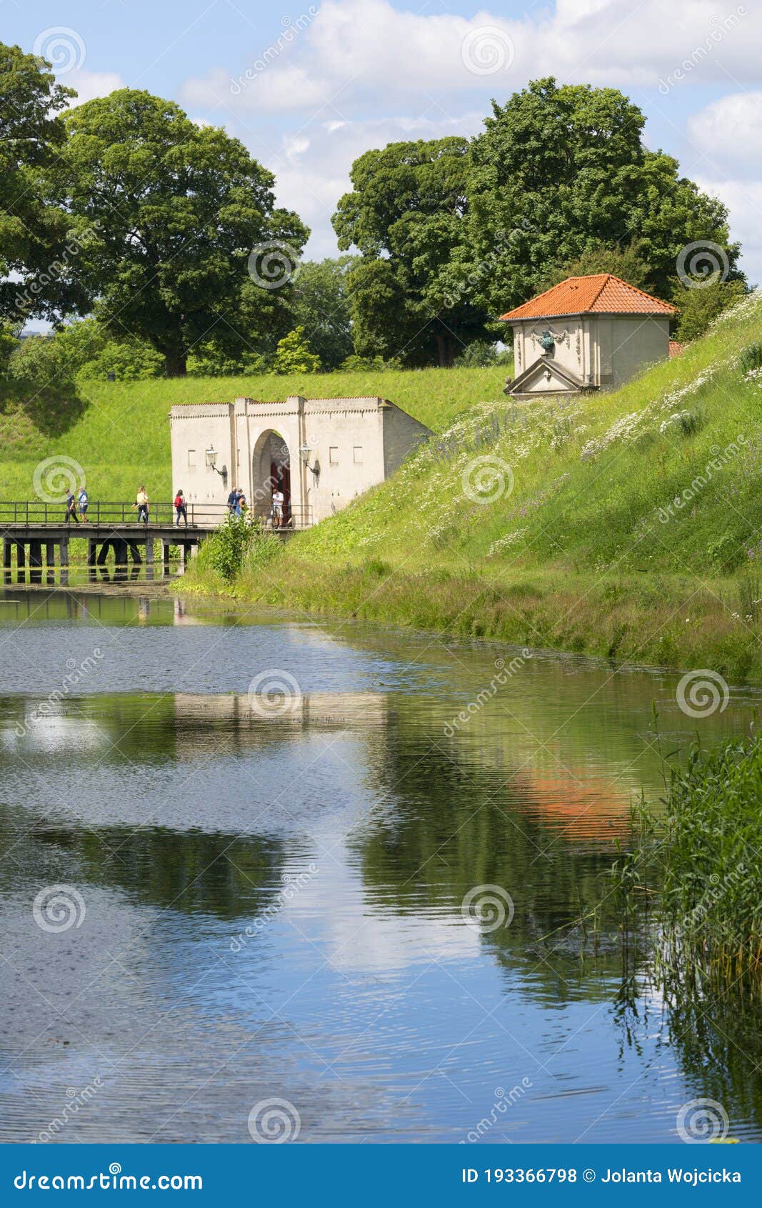 Old Citadel, Kastellet, View on Bridge and King Gate, Copenhagen ...