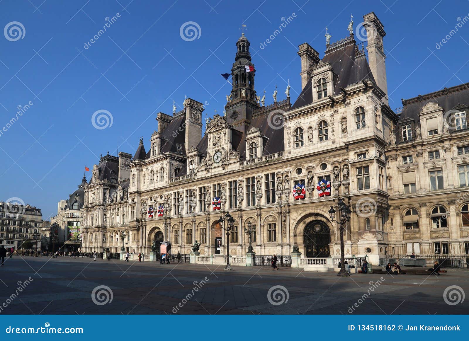 Old City Hall of Paris, France Editorial Photography - Image of france ...