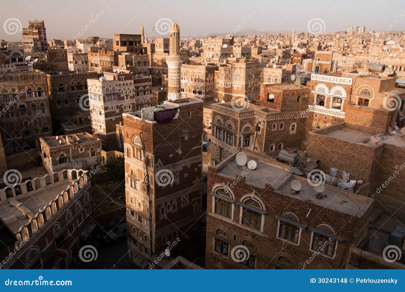 old city of sana in yemen