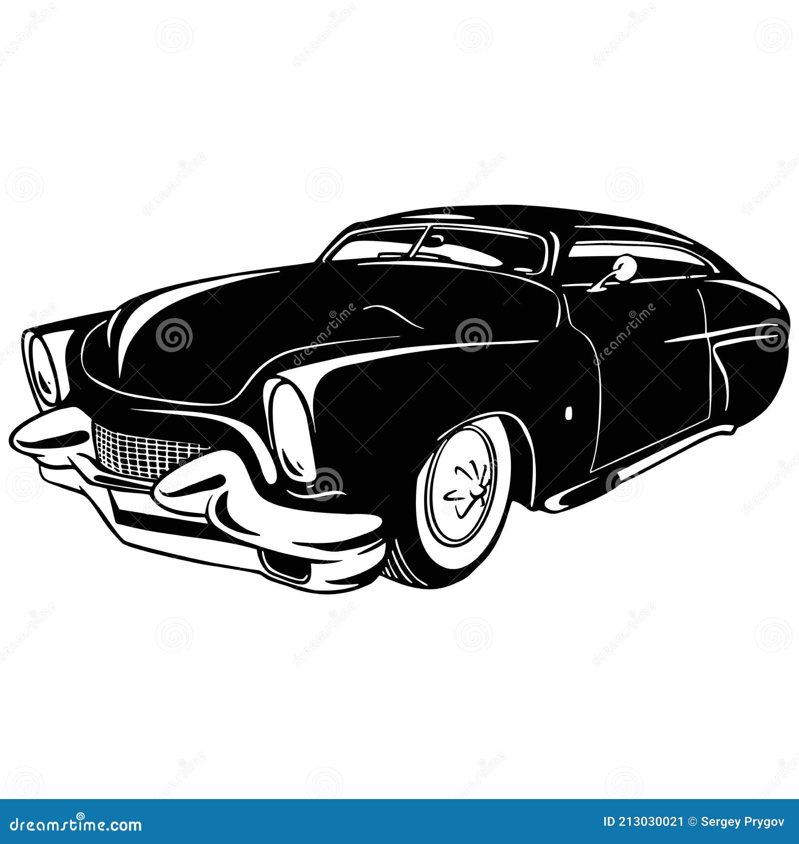 Classic Car Silhouette Stock Vector Illustration and Royalty Free Classic  Car Silhouette Clipart