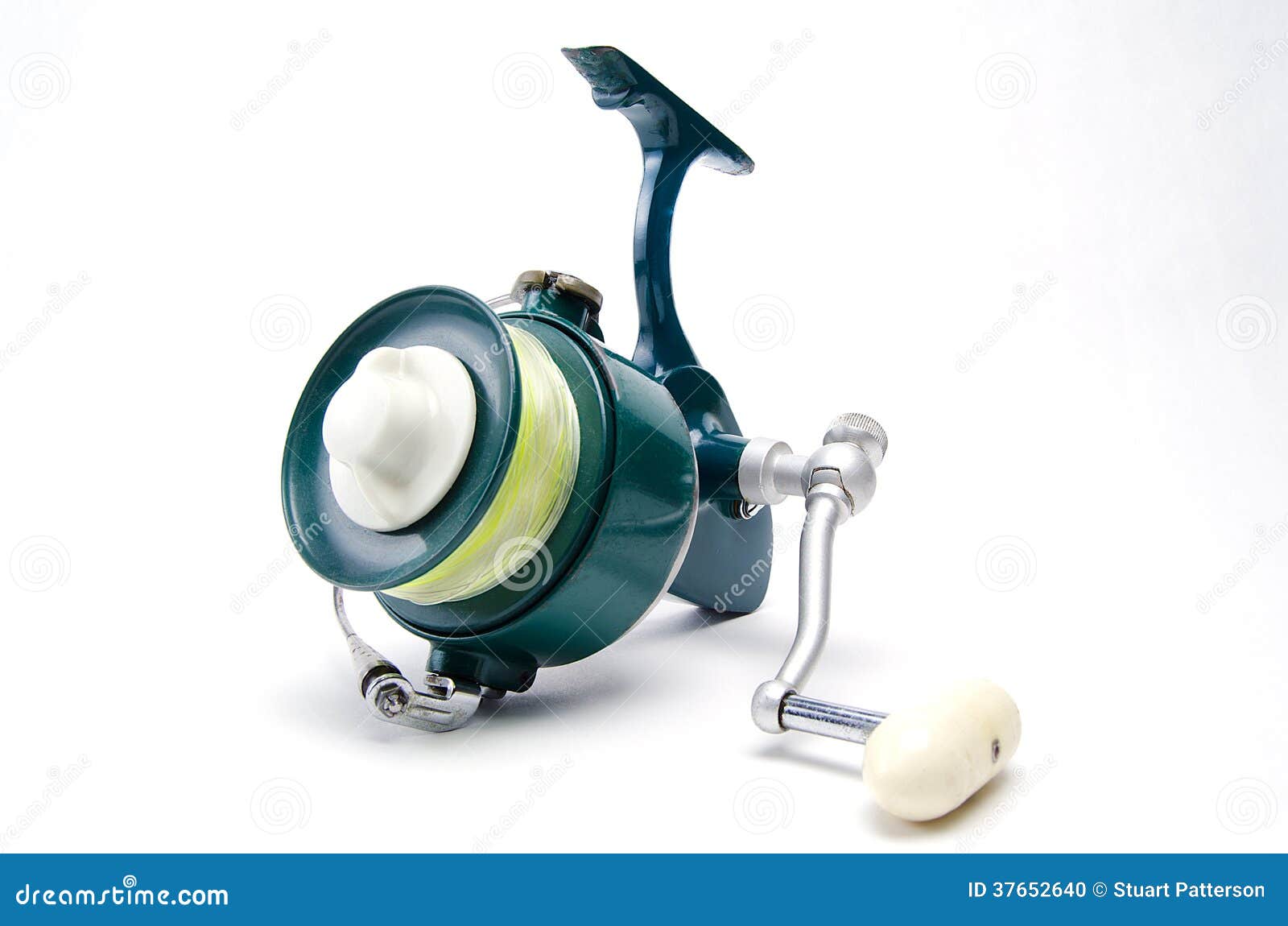 An Old Classic Surf Fishing Reel Stock Photo - Image of ocean