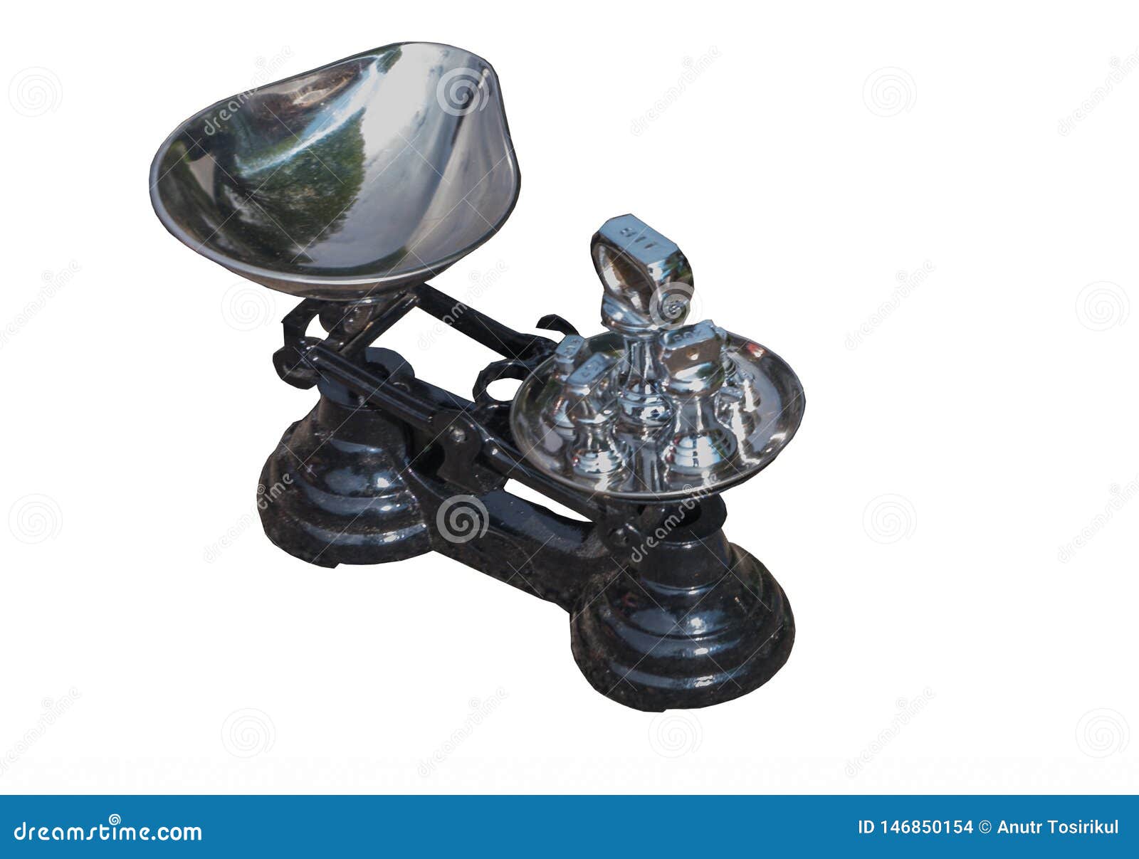 Old classic weight scale stock photo. Image of scale 146850154