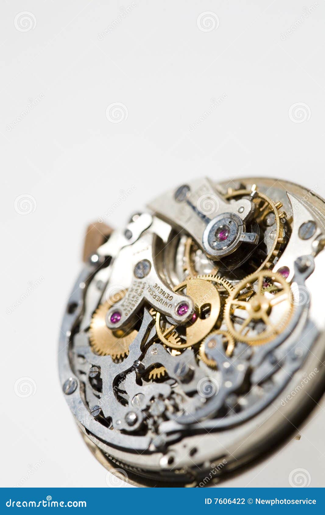 Old clock machine stock photo. Image of inside, detail 7606422