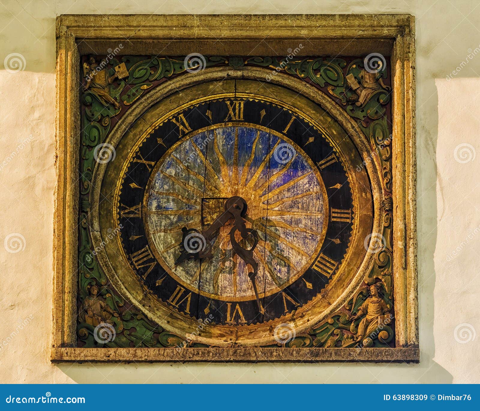 Old Clock in Tallinn, Estonia Stock Image Image of beautiful