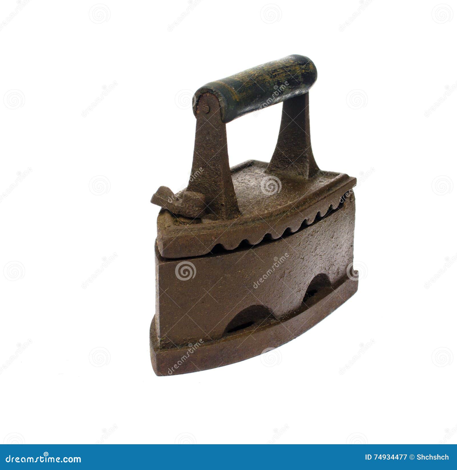 Old Coal Flat iron stock image. Image of housework, household 74934477